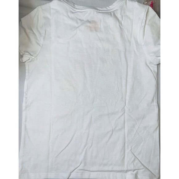 Unicorn Graphic T-Shirt For Girls M Cat & Jack 60% Cotton 40% Polyester White - Picture 2 of 4